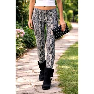 Zadig & Voltaire Pharell Python Pants Skinny 36 (S)